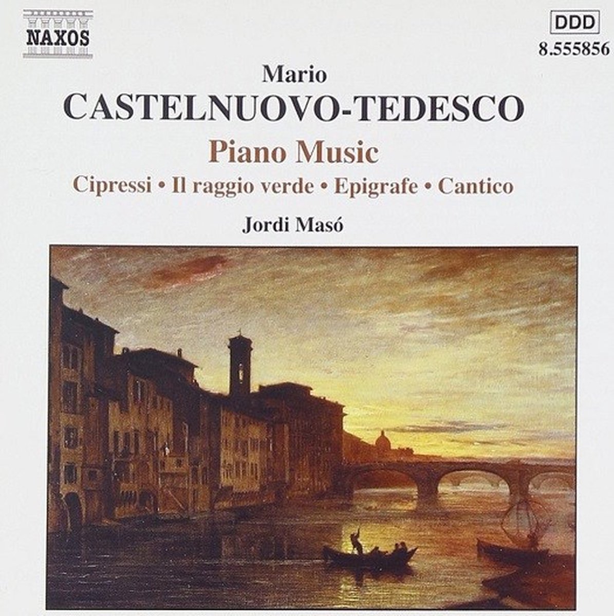Jordi Masó - Castelnuovo-Tedesco: Piano Music (CD)