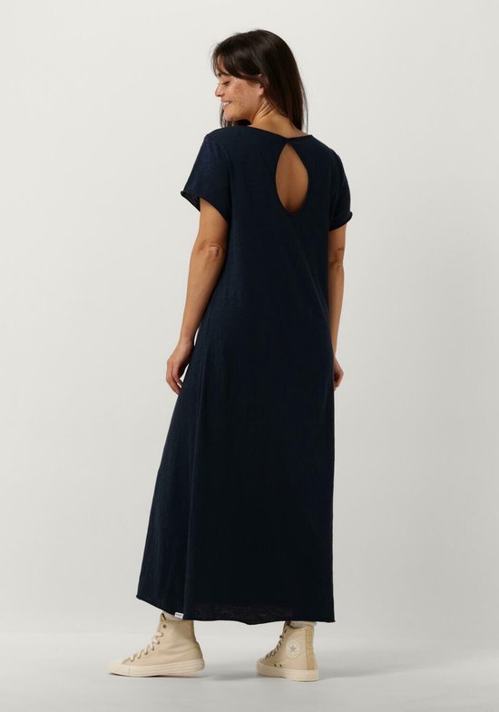 Penn & Ink Dress Print Jurken Dames - Kleedje - Rok - Jurk - Donkerblauw - Maat L