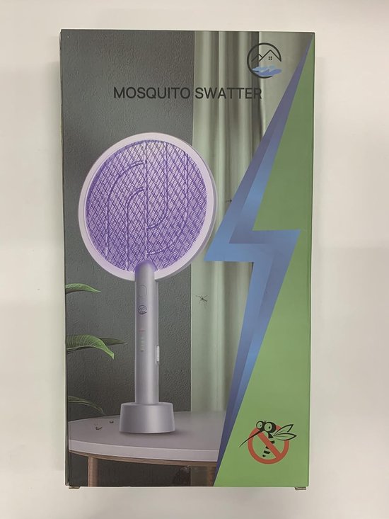 JOLVVN Elektrische vliegenmepper, vliegenvanger, muggen zapper, insectenvernietiger met led-verlichting, USB-oplaadbaar, insectenverdelger, 3000 volt ongediertebestrijding JOLVVN Elektrische vliegenmepper, vliegenvanger, muggen zapper, insectenvernietiger met led-verlichting, USB-oplaadbaar, insectenverdelger, 3000 volt ongediertebestrijding