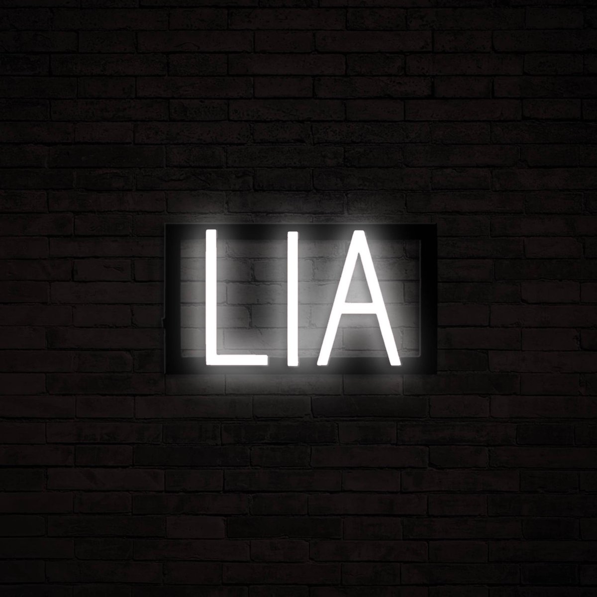 LIA - Neon LED Lamp Kinderkamer | SpellBrite | 26,63 x 16 cm | 6 Dimstanden & 8 Lichtanima