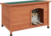 PawHut Hundehütte mit abnehmbarem Boden D02-173V00