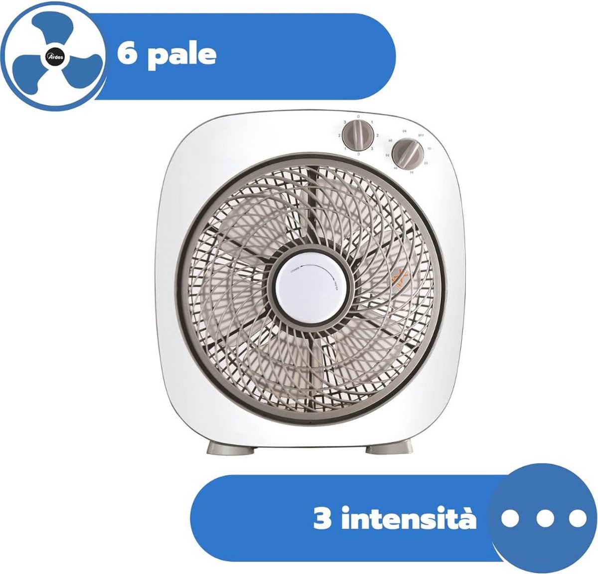 Vloerventilator - Tafelventilator - Kantelbaar - Meerdere Snelheden - Premium – foto 4