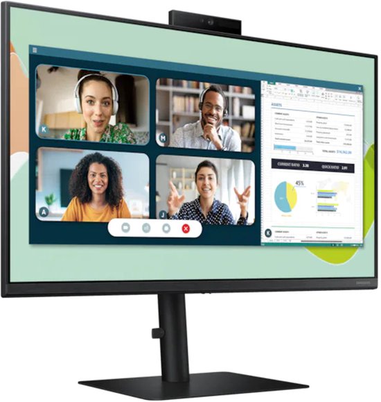 Samsung LS24A400 - Full HD IPS Webcam Monitor - 24 Inch