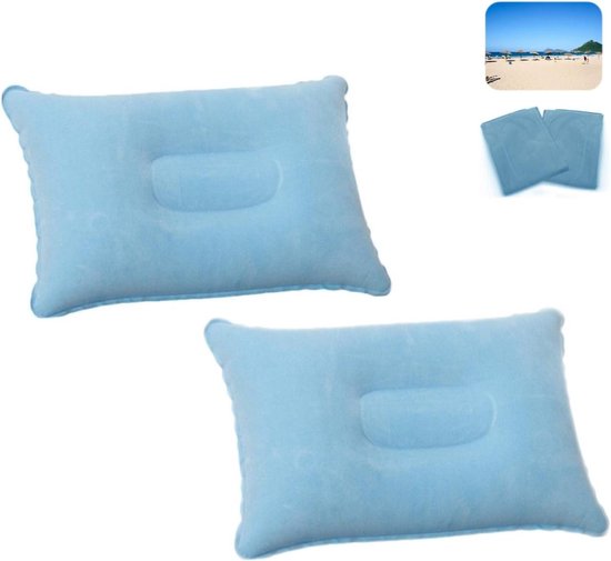 Reis kussen - Nek kussens - grijs - 30 cm - Reiskussens voor onderweg - polyester - warenhuis