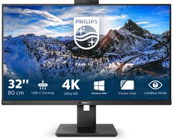 Philips P-line 329P1H - 4K Webcam Monitor - USB-C 90w - RJ45 - 32 inch
