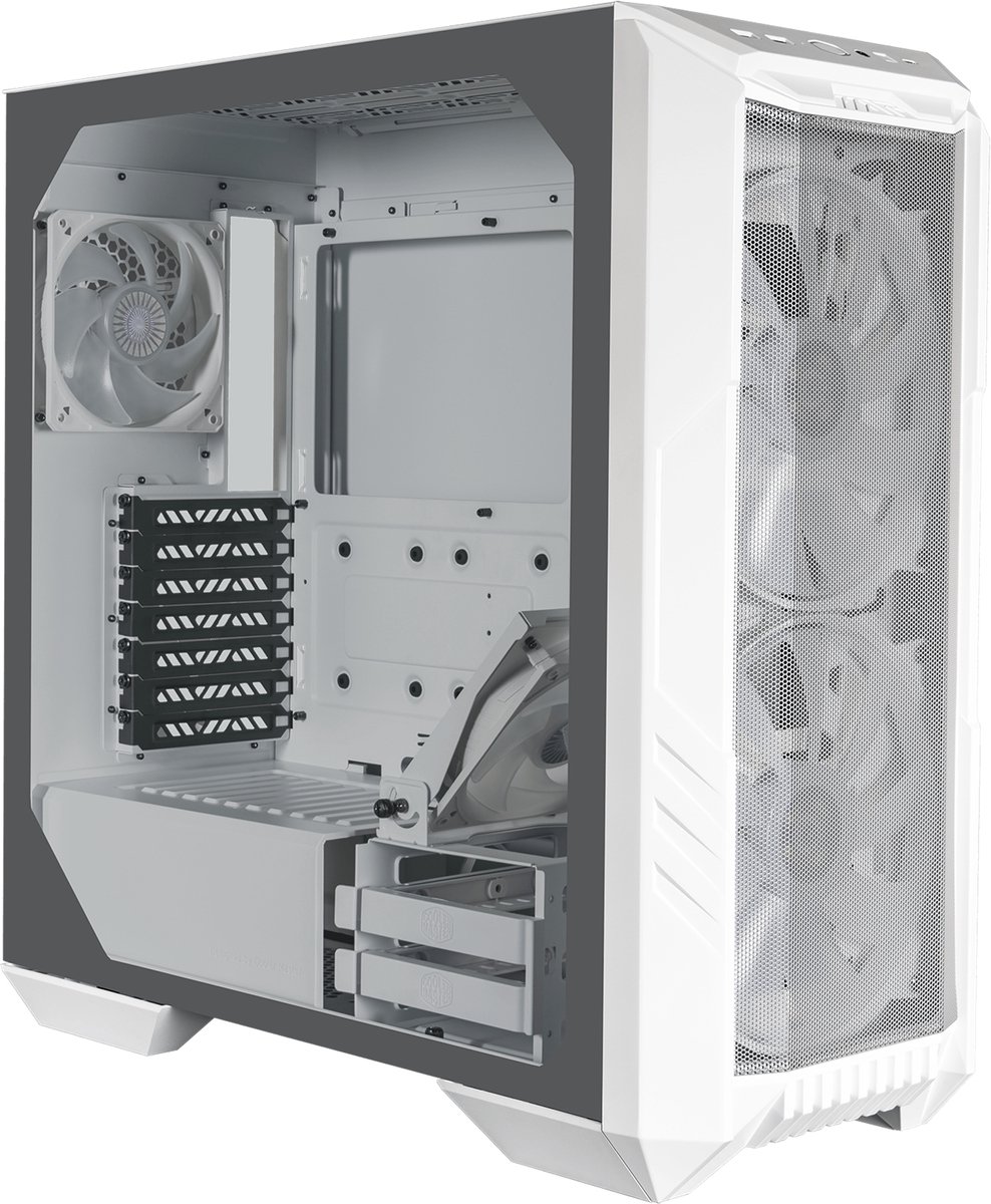 Cooler Master Haf 500 Midi Tower Wit behuizing - afbeelding 4