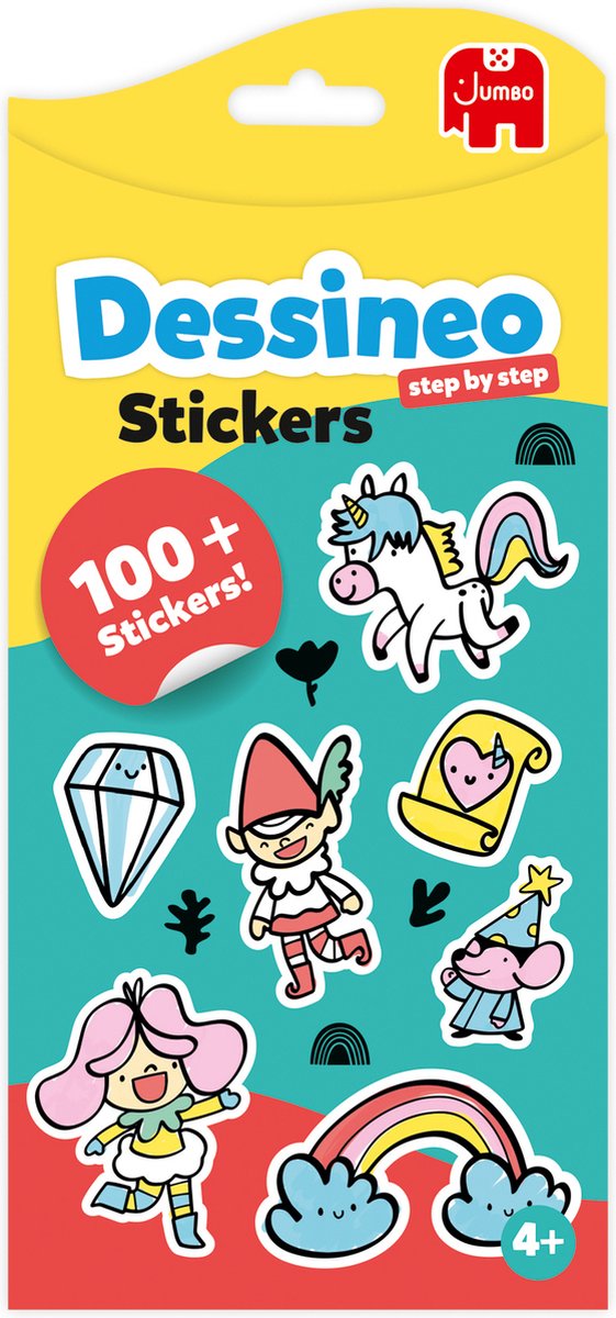 Dessineo Stickers Theme Pack - Feeën & Eenhoorns, 4Y+ — afbeelding 3