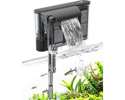 Stil hangon filter voor aquaria van 30-60 liter - 480 l/u doorstroming - 3-in-1 instelbaar - 5W