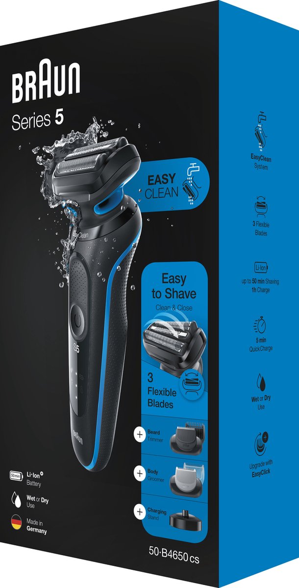 Braun Series 5 50-B4650cs Elektrisch Scheerapparaat met - afbeelding 2