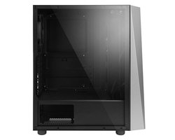 Zalman s4 Plus - midi tower case - incl. 2 ventilatoren - volledig acryl zijpaneel
