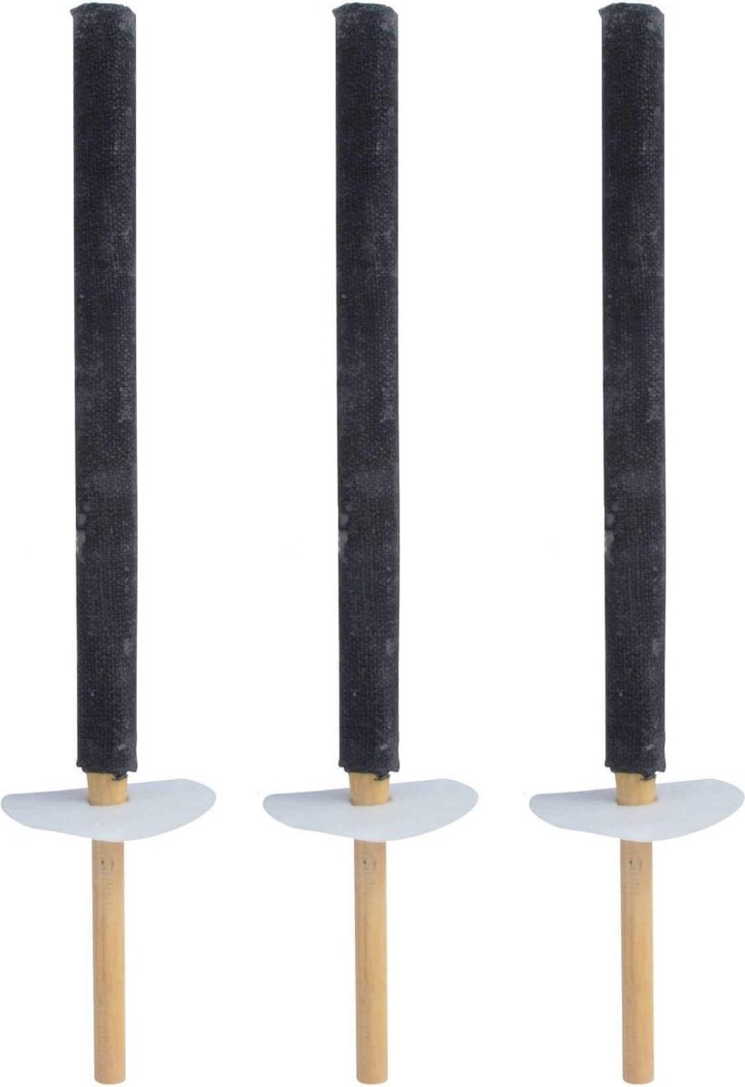 6 stuks wasdoek fakkels voor wandel- en looptochten (1 uur)