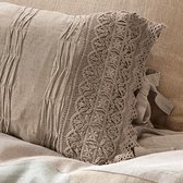 LOBERON Kussenhoes Gracie beige
