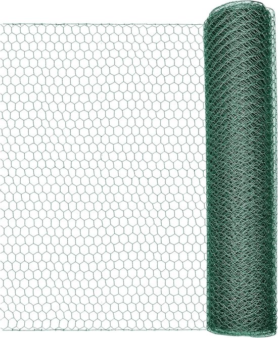 Zwart Kippengaas Van Kunststof – Zeshoekig Vlechtwerk Met 8 Mm Gaas, 40 Cm Breed En 5 Meter Lang, Ideaal Voor Tuin, Balkon En Pluimvee