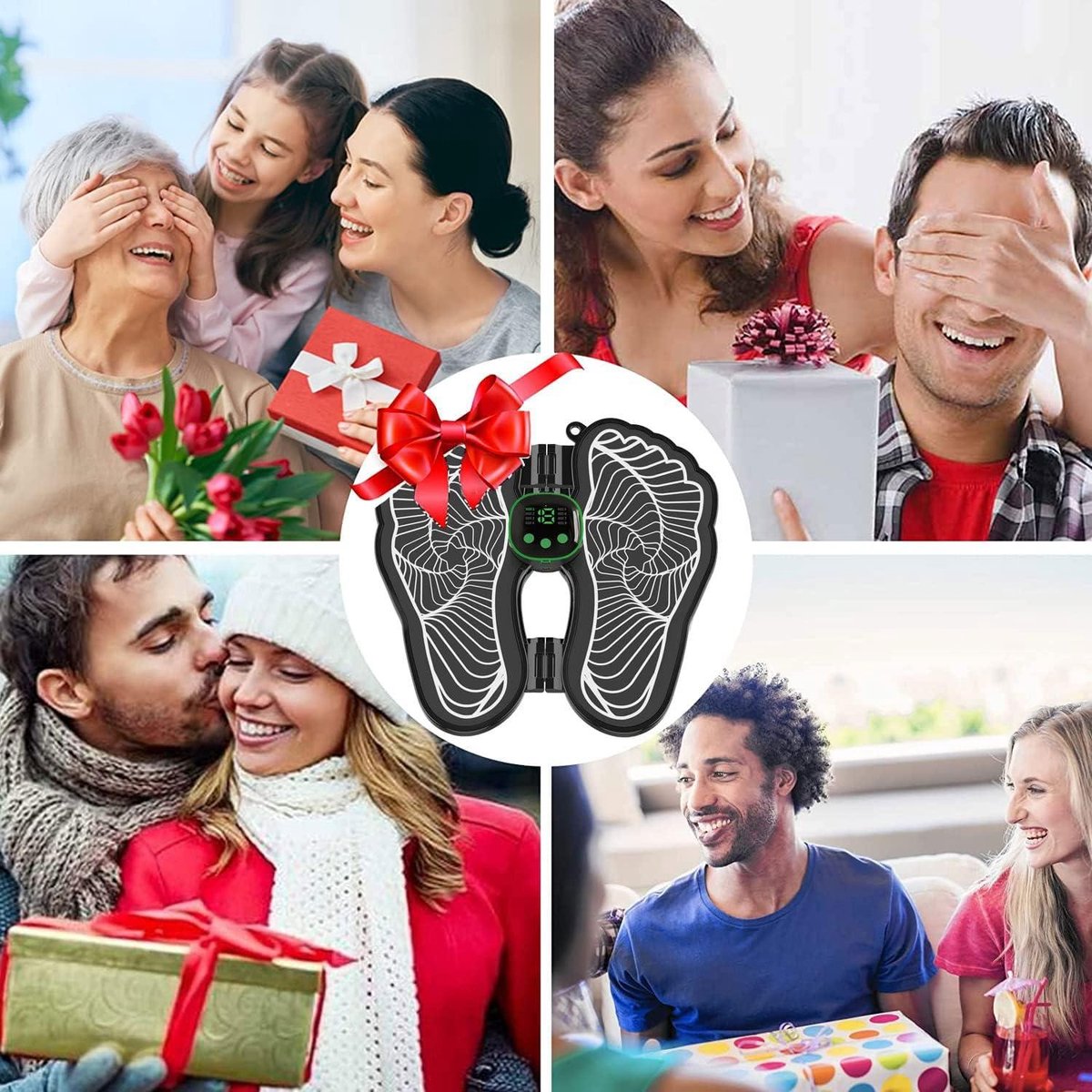 Elektrische voetmassageapparaat - EMS-voetmassagemachine - draagbare USB-voetmassagemat - bevordert bloedcirculatie - 8 modi - 19 niveaus Voetmassage apparaat thumbnail 3