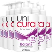 Bol.com 6x Unicura Vloeibare Handzeep Anti Bacterieel Balans 250 ml aanbieding