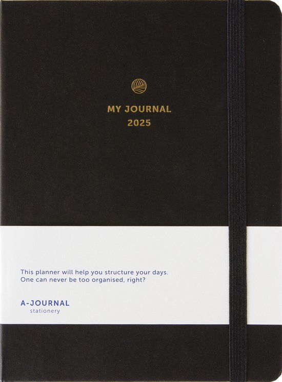 My Journal Agenda 2025 - Zwart
