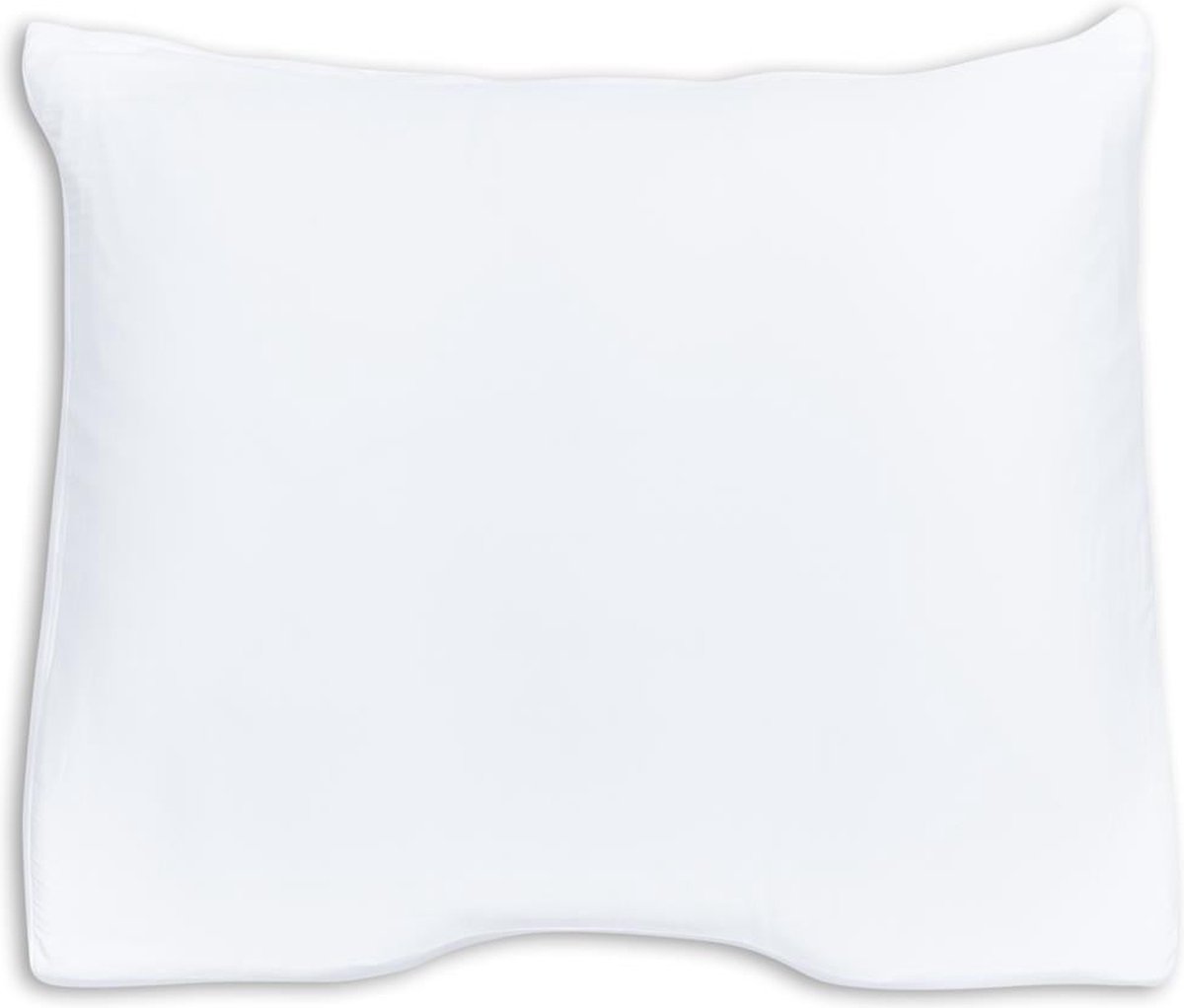 Silvana Support Satin Shoulder Contour kussensloop voor zacht kussen - Wit - 60x60/70