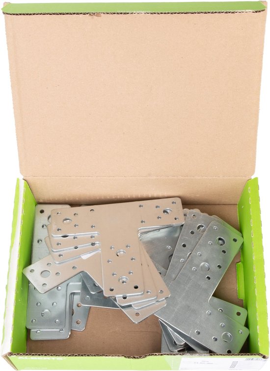 10 stuks platte verbinders, roestvrij stalen geperforeerde platen, connectoren metalen beugels, verbindingsplaat, platte connector voor houten meubels en doe-het-zelf projecten (nr. 3 - 57 x 16 mm 10 stuks platte verbinders, roestvrij stalen geperforeerde platen, connectoren metalen beugels, verbindingsplaat, platte connector voor houten meubels en doe-het-zelf projecten (nr. 3 - 57 x 16 mm