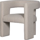 WOOOD Tiwa Fauteuil - Bouclé - Beige - 70x64x64