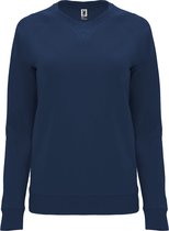 Donker Blauwe dames sweater Annapurna 100% katoen merk Roly maat M