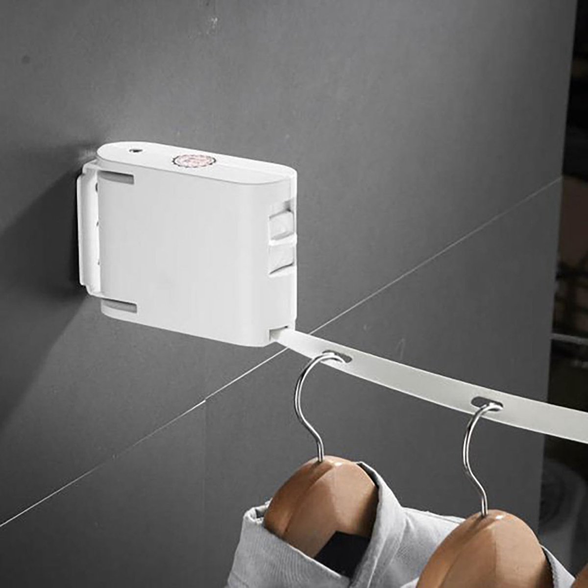 Corde à linge Goodlux extensible 30 mètres - Fil de corde à linge Corde à linge Goodlux extensible 30 mètres - Fil de corde à linge