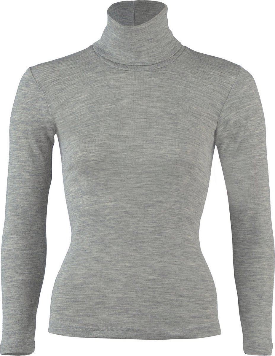 Dames Coltrui Merino Wol - Zijde | Engel Natur | GOTS | grijs 46/48xl