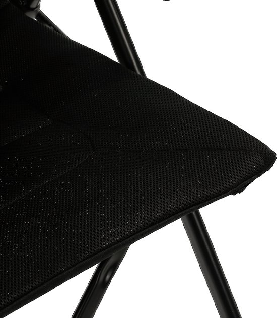 Travellife Barletta Camping Vouwstoel Cross Black - Rugleuning in 3 standen verstelbaar - Water- en uv-bestendig - Draagtas inbegrepen van Travellife — afbeelding 4