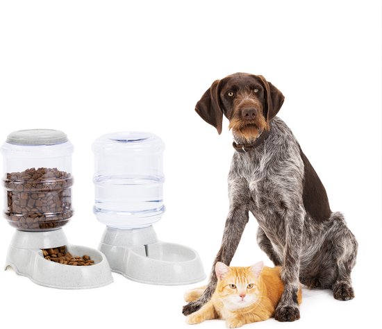 Navaris Automatische Voerbak en Waterbak - Kat