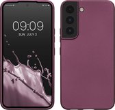 kwmobile telefoonhoesje geschikt voor Samsung Galaxy S22 - Hoesje voor smartphone - Back cover in metallic lila