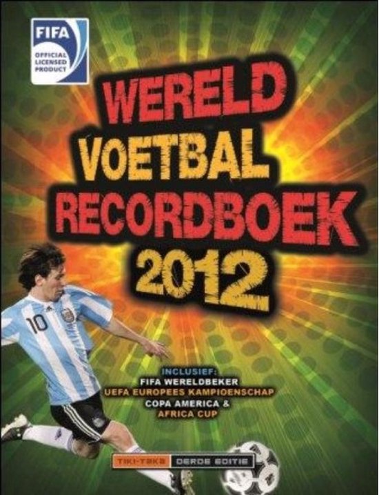 Cover van het boek 'FIFA Wereld voetbal recordboek 2012' van K. Rednedge
