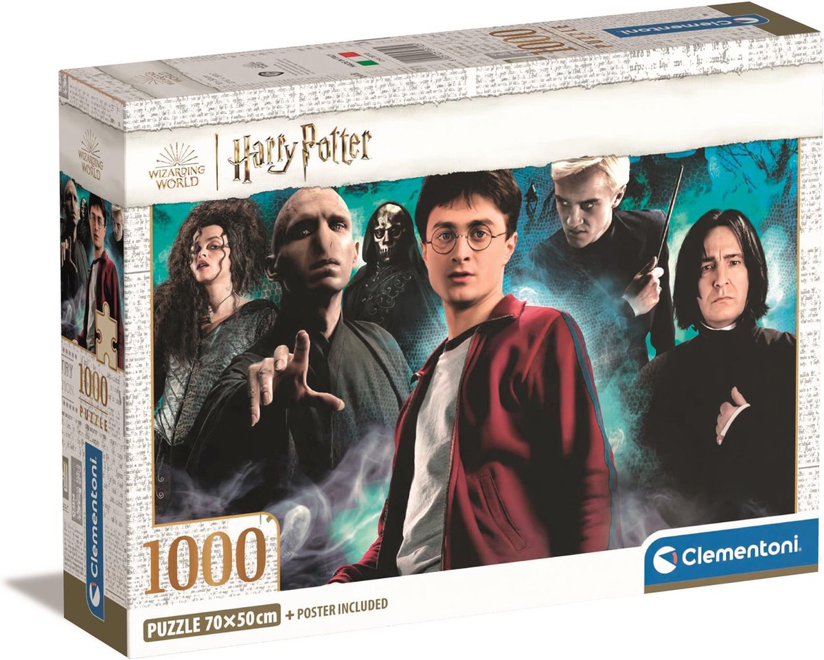 Clementoni - Puzzel 1000 Stukjes High Quality Collection - Harry Potter