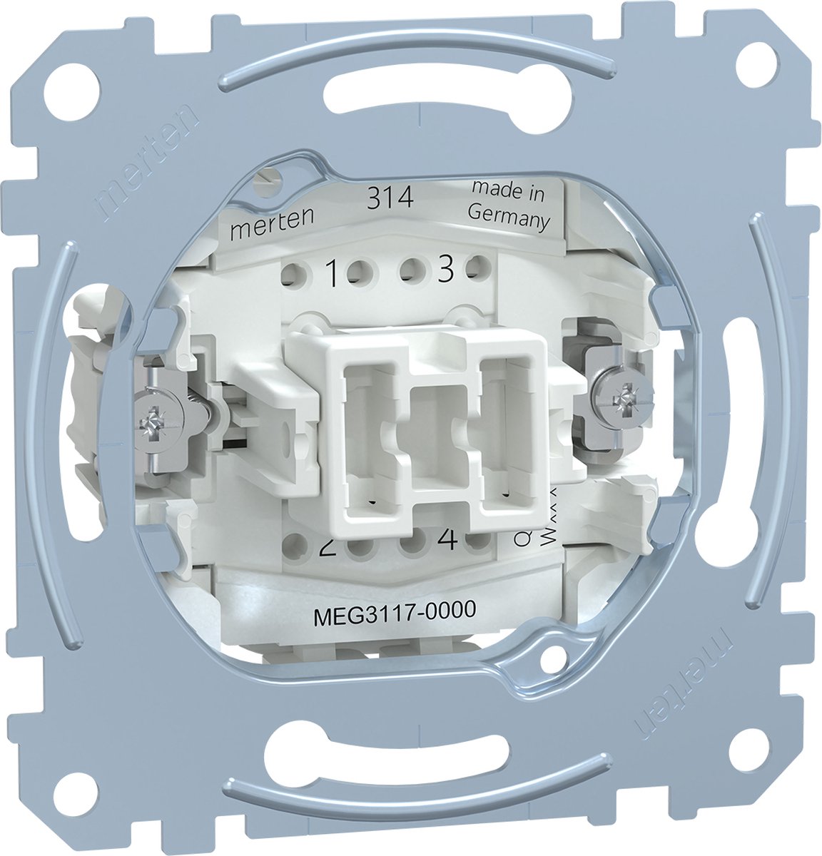 Sokkel - Kruisschakelaar - Merten - Schneider Electric - MTN3117-0000