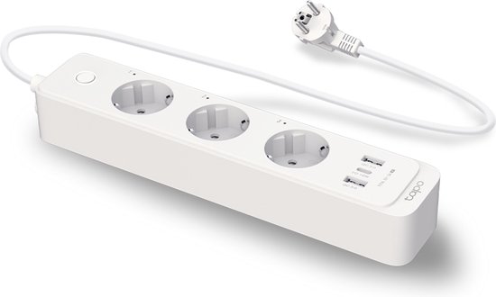 Slimme stekker TP-Link Tapo P300 wifi, timer, snelladen, Apple Home, Siri, afstandsbediening Nederland