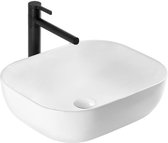 REA Mona Slim Vasque à poser - Lavabo - 50,5 x 40 x 14 cm - Wit Brillant