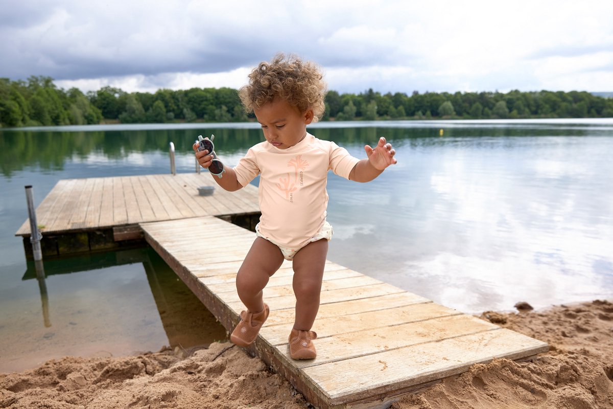 Lässig Zwemshirt Rashguard Korte Mouw Splash & Fun Corals peach rose, 19 - 24 mnd. — afbeelding 6
