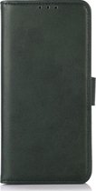 Mobigear Telefoonhoesje geschikt voor Sony Xperia 5 IV Hoesje | Mobigear Wallet Bookcase Portemonnee | Pasjeshouder voor 3 Pasjes | Telefoonhoesje voor Pinpas / OV Kaart / Rijbewijs - Groen