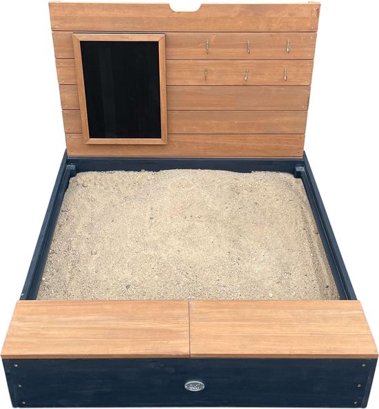 Bac à sable en bois de Hemlock Kelly - 115 x 180 cm - Axi