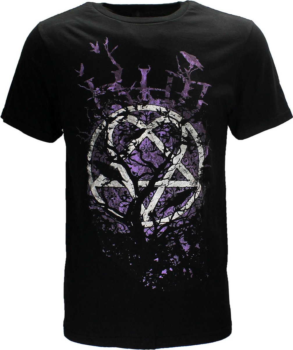 HIM Crows Official Band T-Shirt - Officiële Merchandise - XL
