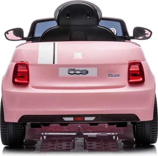 Eco Toys Rose Electrique Fiat 500 Voiture Enfant 705
