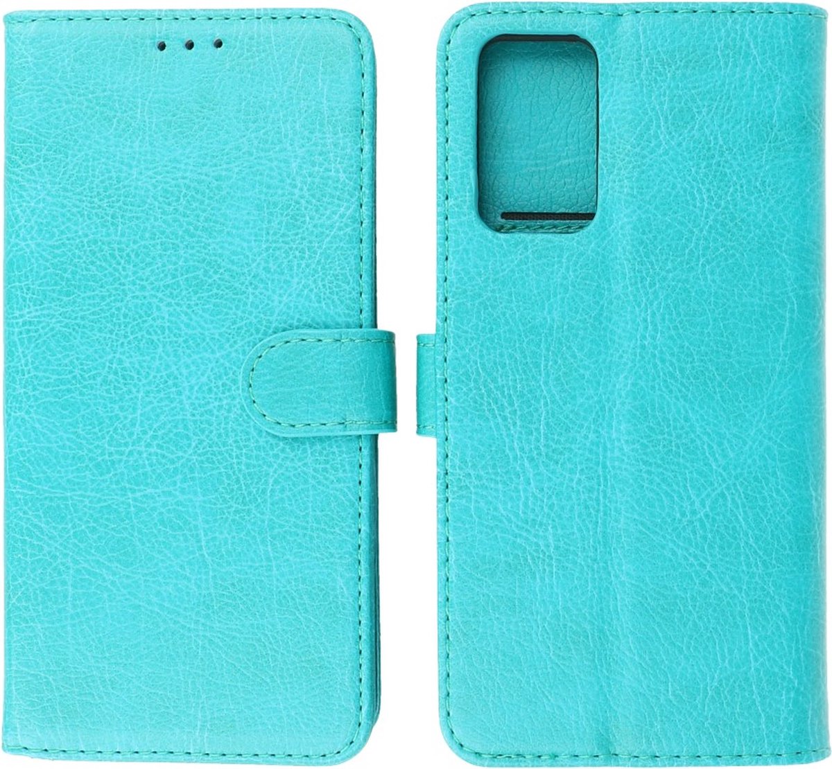 Oppo A96 Hoesje Book Case Portemonnee Telefoonhoesje - Groen