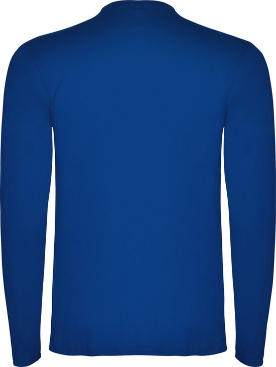 Kobalt Blauw Effen t-shirt lange mouwen model Extreme merk Roly maat M |  bol.com