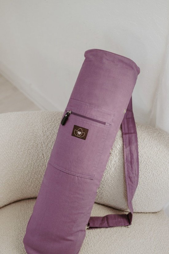 Yogatas katoen eco lavendelpaars - Lotus van Lotus — afbeelding 4