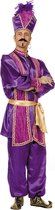 Wilbers & Wilbers - 1001 Nacht & Arabisch & Midden-Oosten Kostuum - Paarse Hoogheid Sultan, Paars - Man - Paars - Maat 48 - Carnavalskleding - Verkleedkleding