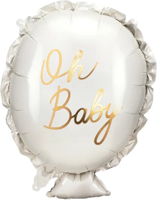 Partydeco - Folieballon Oh Baby (69 cm)