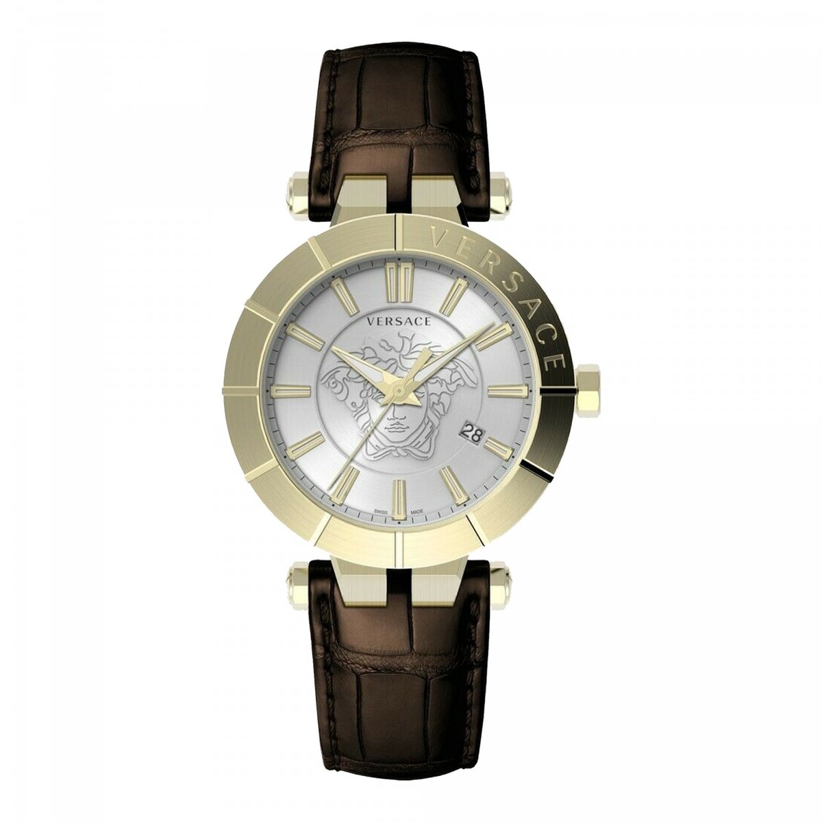 Versace VE2B00321 horloge mannen - Roestvrij Staal - goud