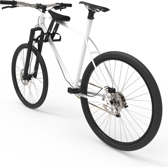 Fietsstoeltje - Fietszitje op de stang - Kleur Zwart - Zitje voor voorop de fiets - geen zwaar zitje op het stuur meer! van Qibbel — afbeelding 2