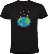 alien planeet Heren t-shirt| ufo| wereld| aarde | helal|buitenaards|universum|