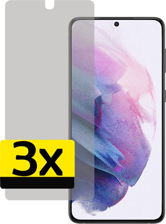 Samsung S21 Screenprotector Beschermglas Gehard Glas Privacy Cover ...