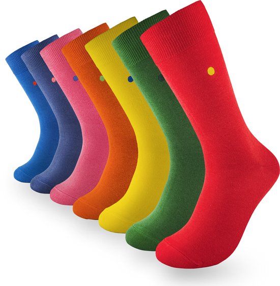 Seven Colourful Days | 7 paar heren sokken - maat: 43-46