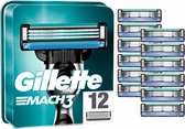Gillette Scheermesjes Mach3 12 stuks